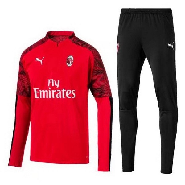 Trainingsanzug AC Milan 2019-20 Rote Schwarz